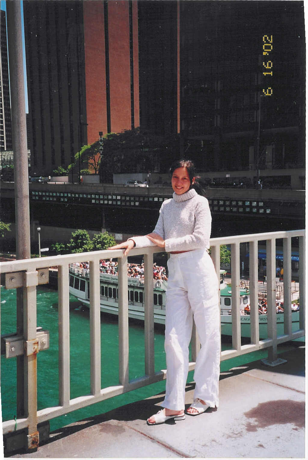 Chicago river in Downtown