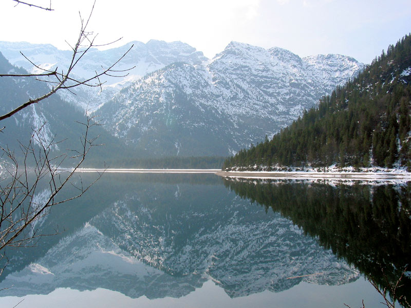 Plansee in the spring (Austria)