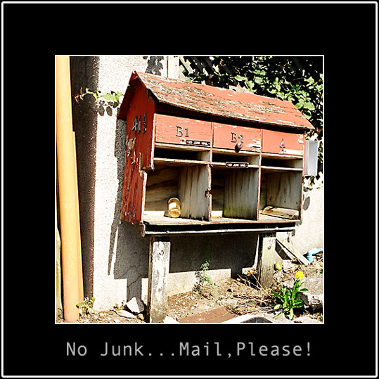 No Junk...Mail, Please!