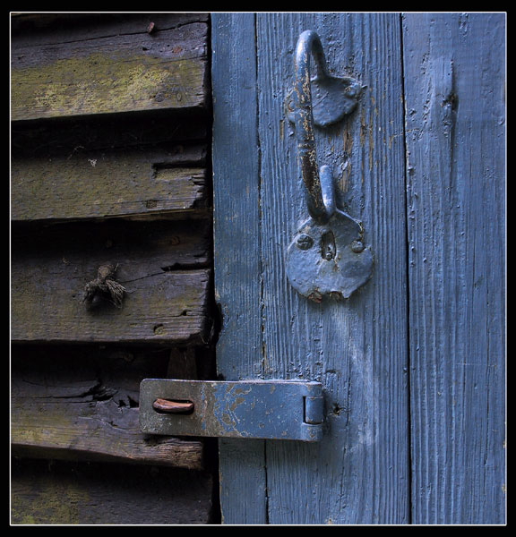 Blue door