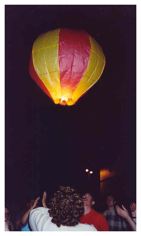 Baloon at Saint John`s night in Oporto