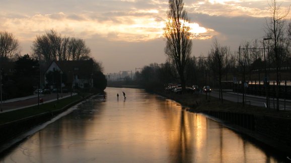 Winter near Holland