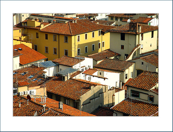 Roof tops under the sun