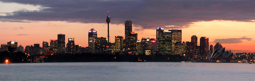 Dusk over Sydney