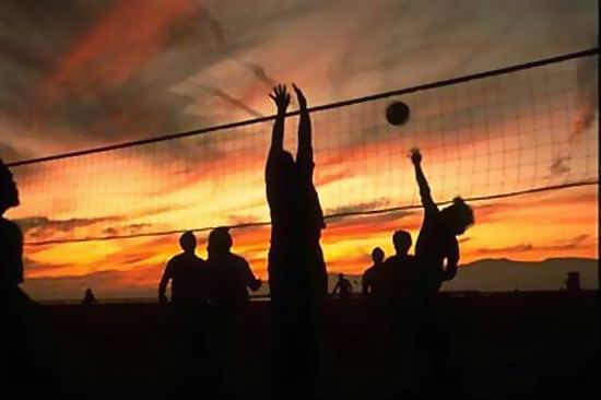 Sunset volley