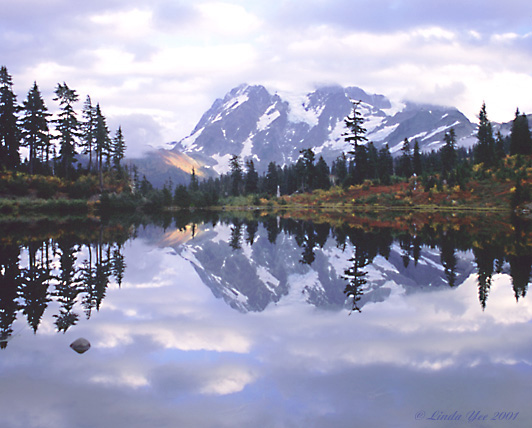 Mt Shuksan and Picture Lake