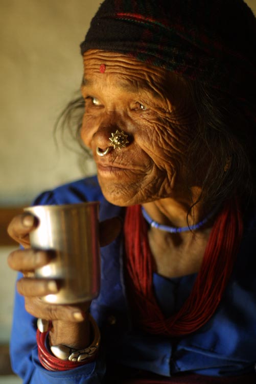 Old Tamang lady