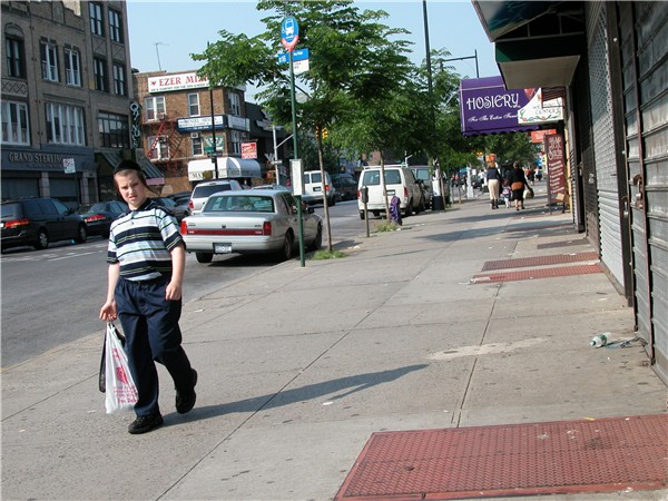 Streets of Borough Park, Brooklyn, New York