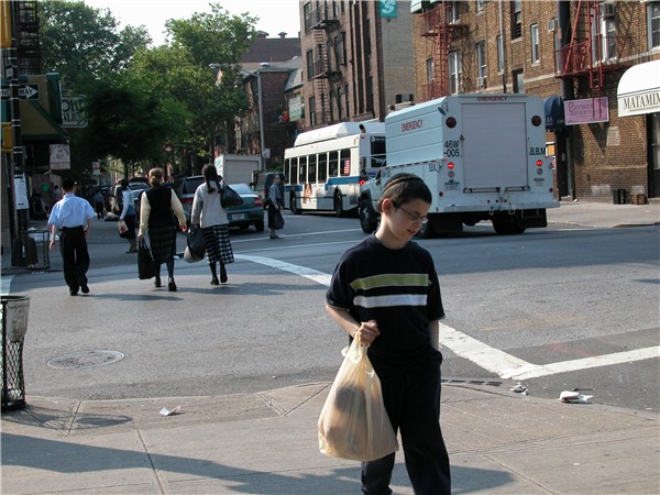 Streets of Borough Park, Brooklyn, New York