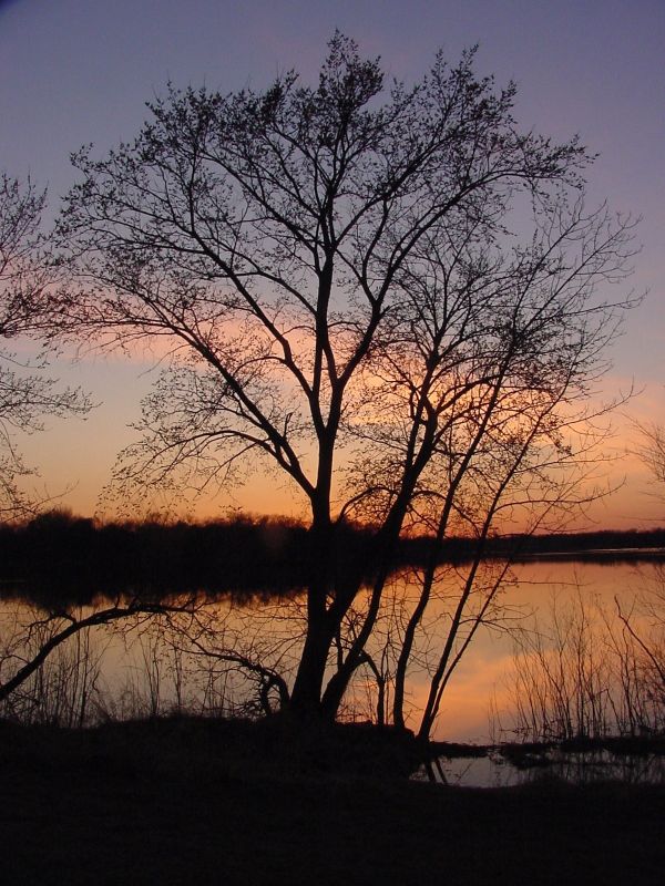 Sunset on Pokegema Lake