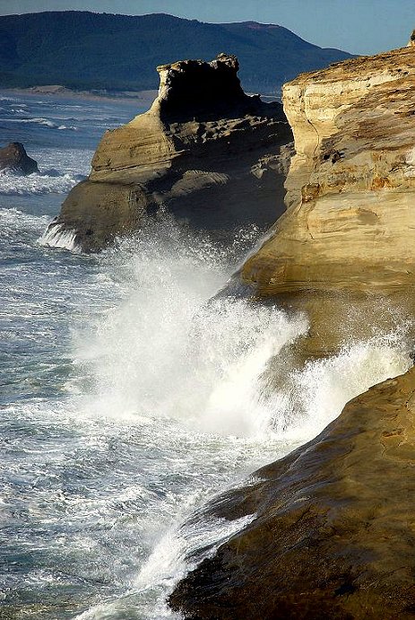 crashing surf