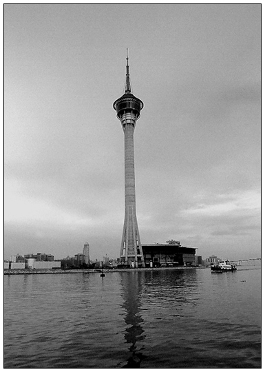 Macau Tower, river view