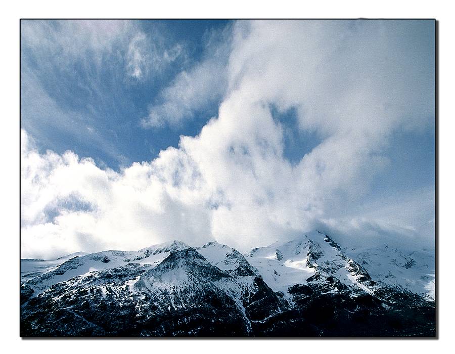 The great mountains and the high sky