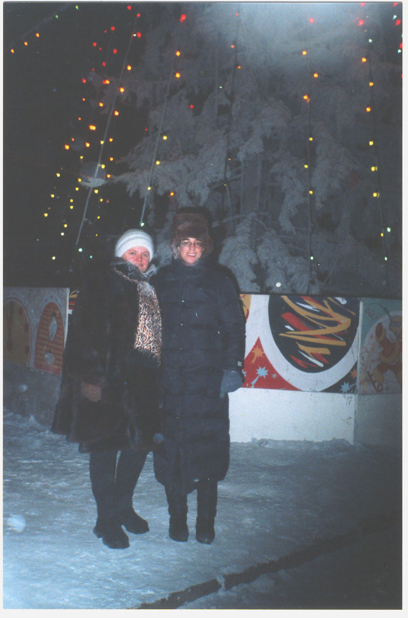 Alena Krasnoperova and Alexandra Stark (Winter in Irkutsk? 2001)