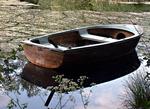 Reflections of a boat